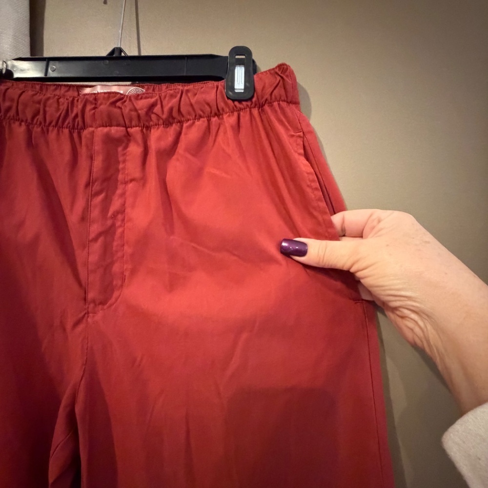 Weatherproof Performance Red Pants, Line Elastic waistband cuffs, Size Medium - Picture 3 of 15
